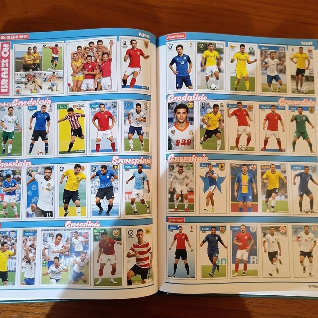 Album sticker Panini World Cup 2018 hoàn chỉnh