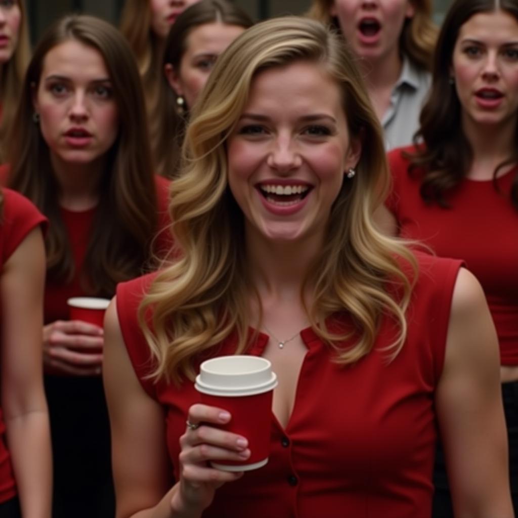 Anna Kendrick performing the cup song in Pitch Perfect