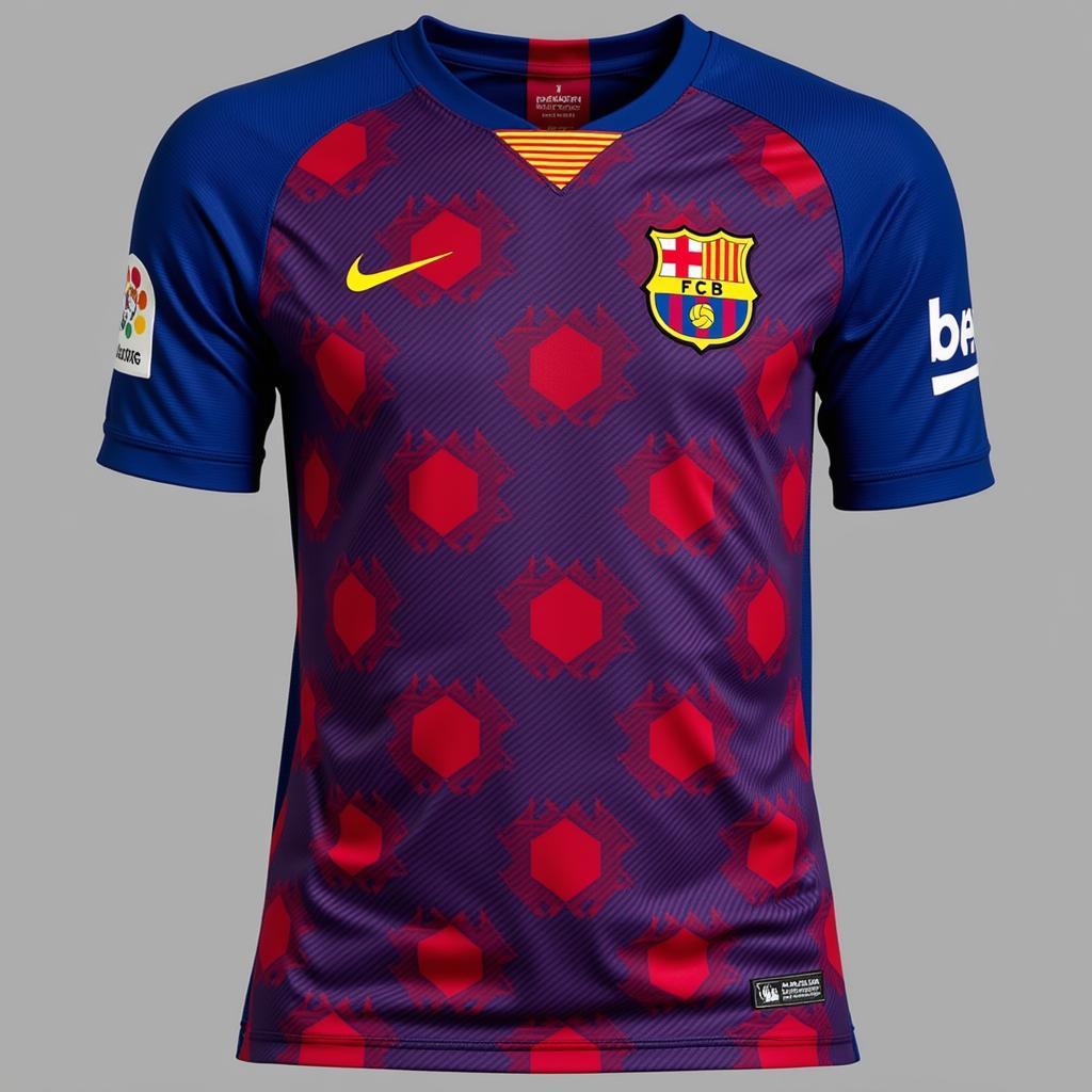 Áo CLB Barcelona năm 2019 sân nhà