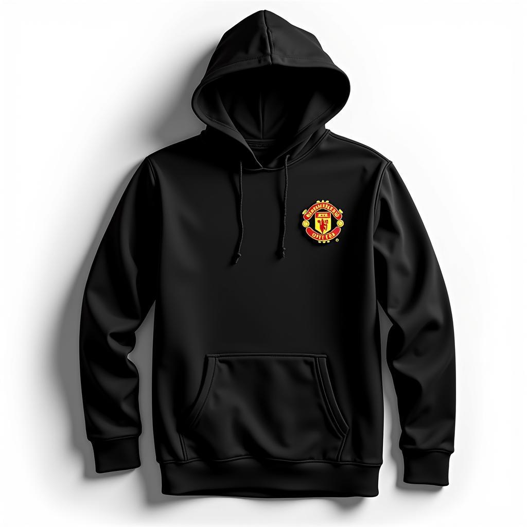 Áo khoác hoodie CLB MU màu đen