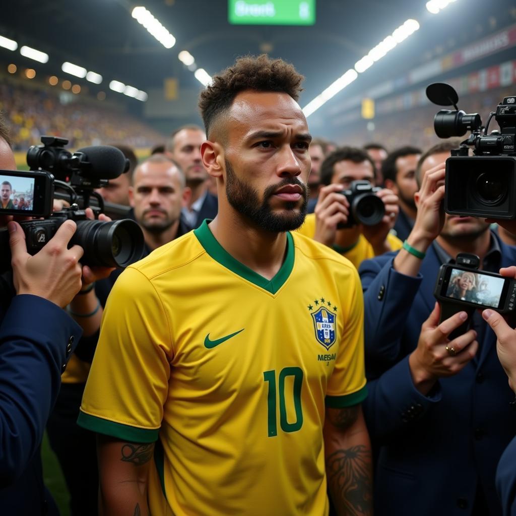 Áp lực trên vai Neymar tại World Cup 2018