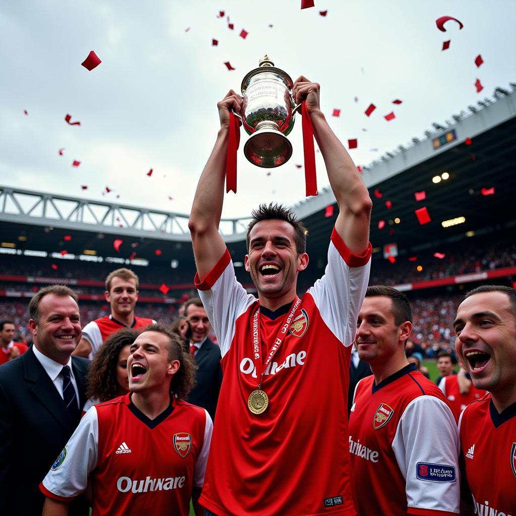 Arsenal nâng cao chiếc cup FA Cup 2003