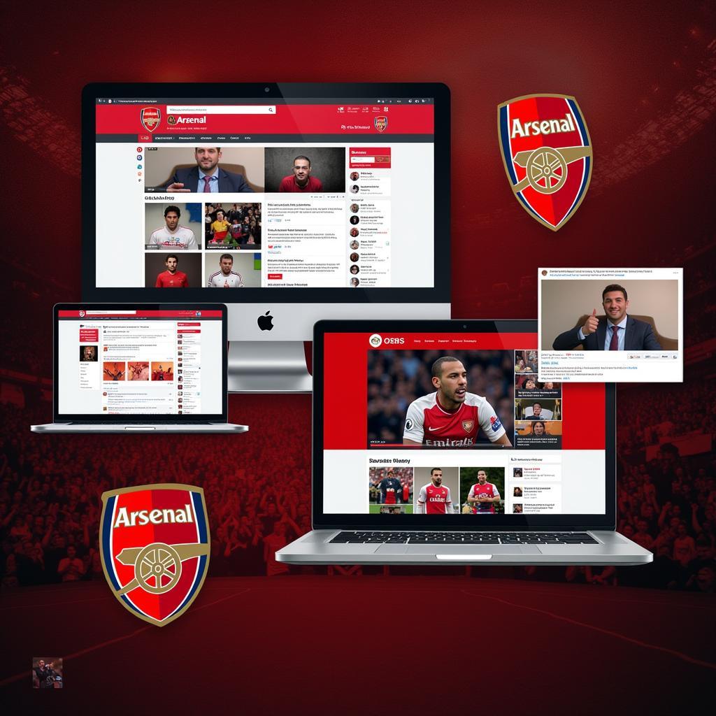 Cộng đồng người hâm mộ Arsenal kết nối trực tuyến