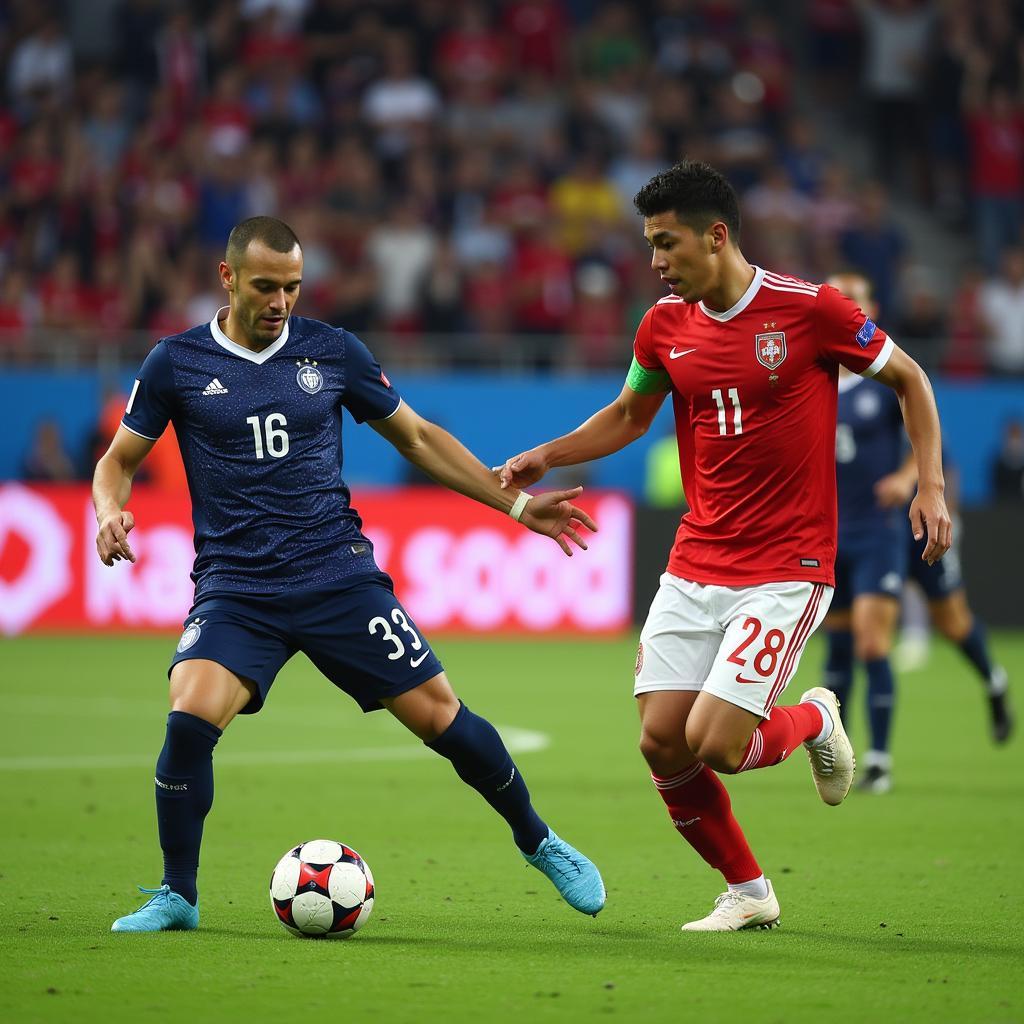 Final moments of the Asian Cup 2019