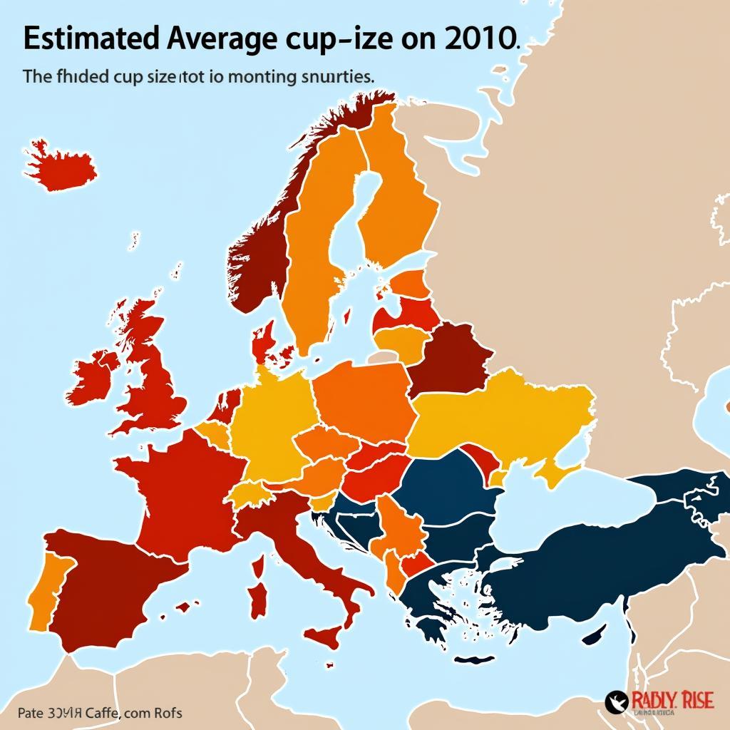 Average Cup Size Distribution Across Europe