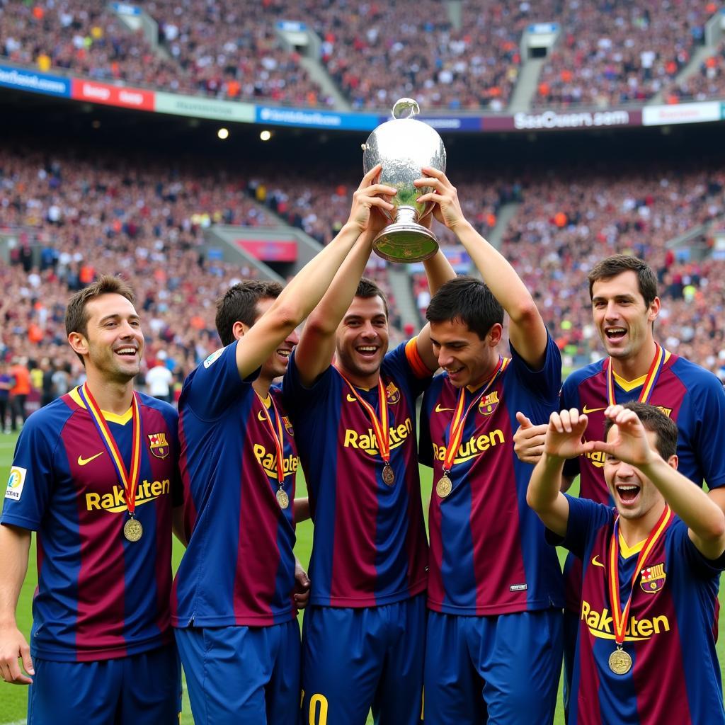 Barcelona vô địch La Liga 2010