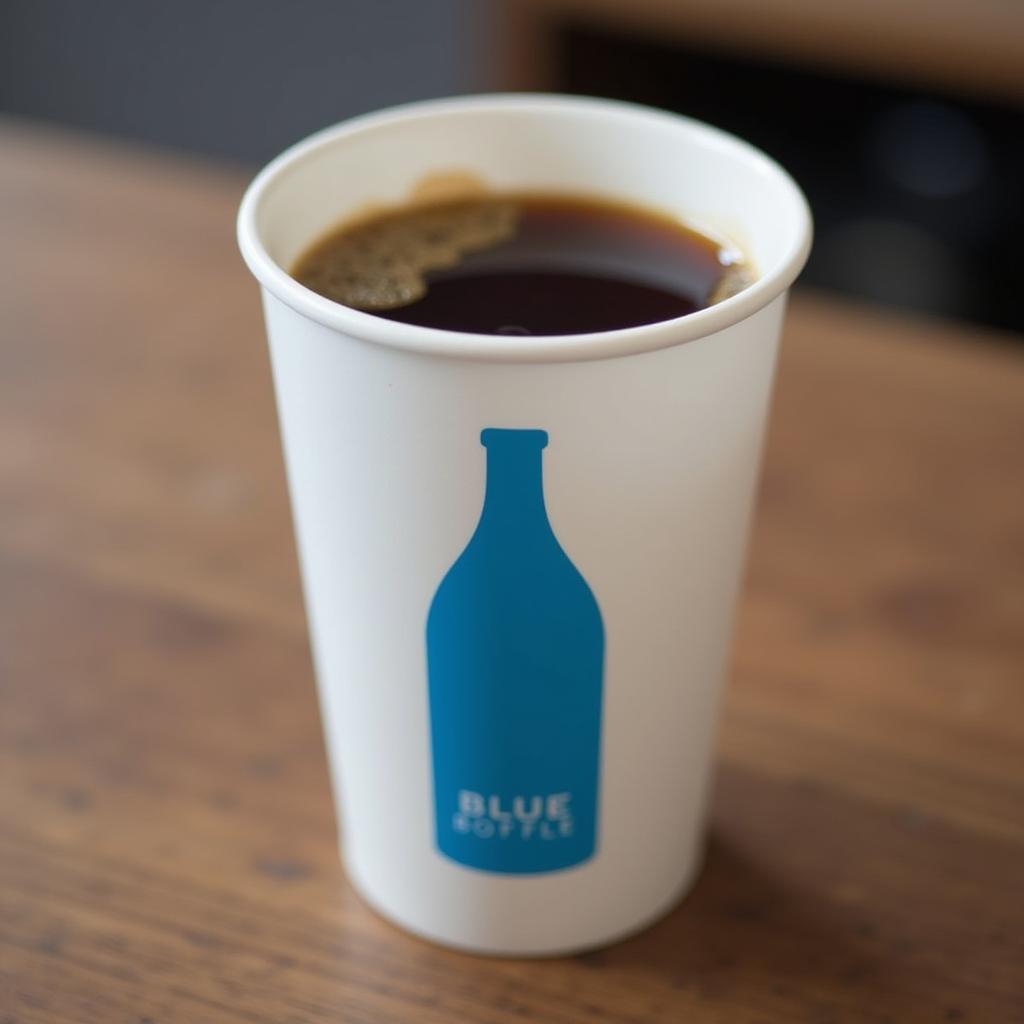 Blue Bottle Coffee Cup Thiết Kế