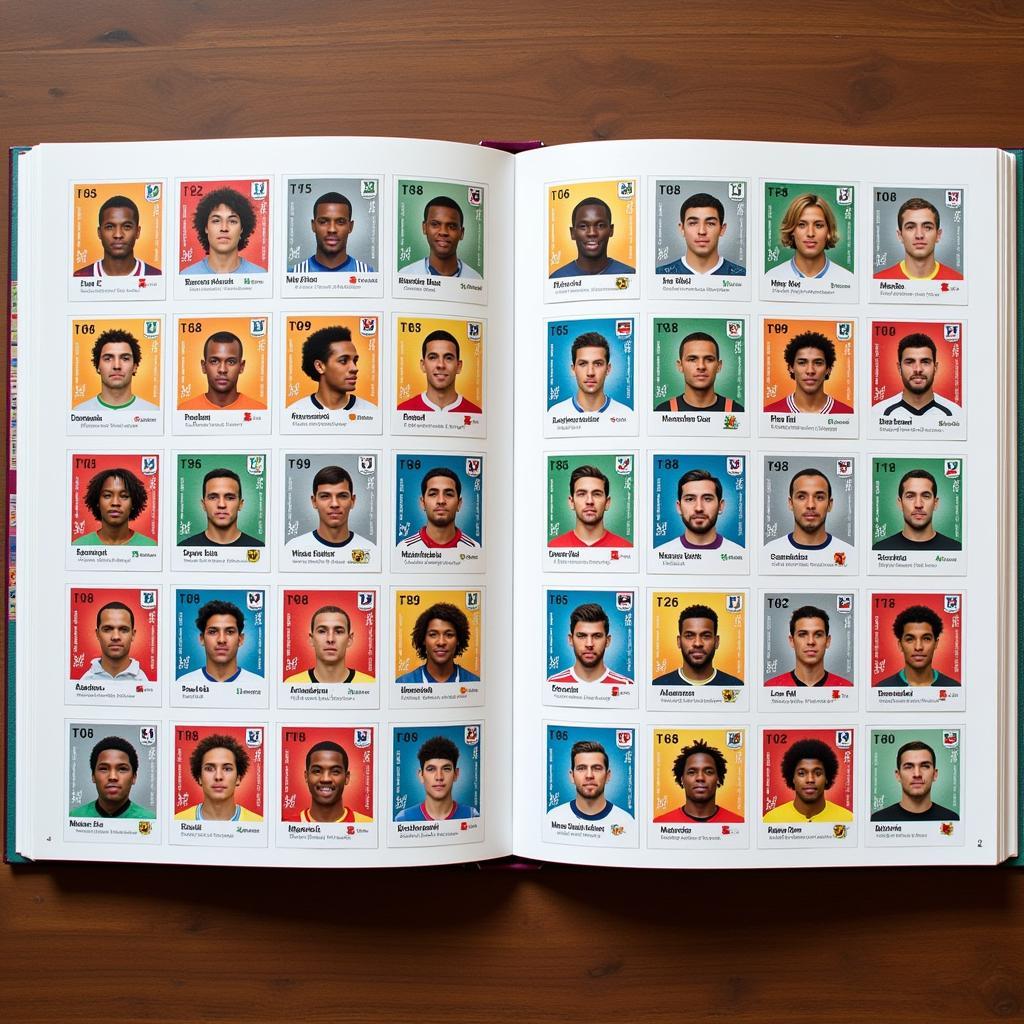 Bộ sưu tập sticker Panini World Cup 2018 đầy đủ