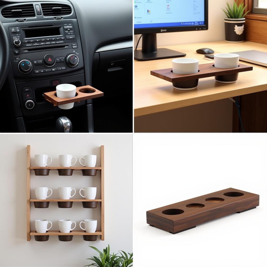 Các loại design cup holder phổ biến