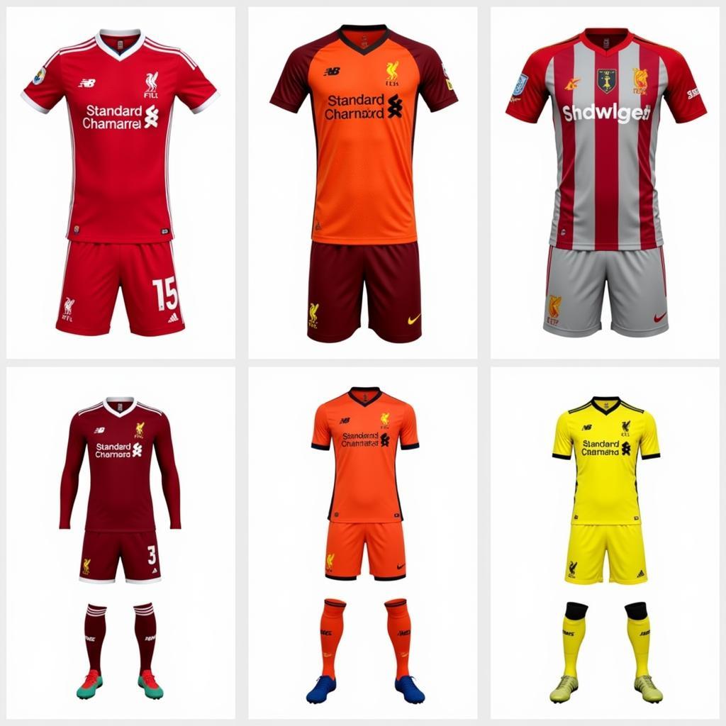 Các mẫu áo CLB Liverpool 2018