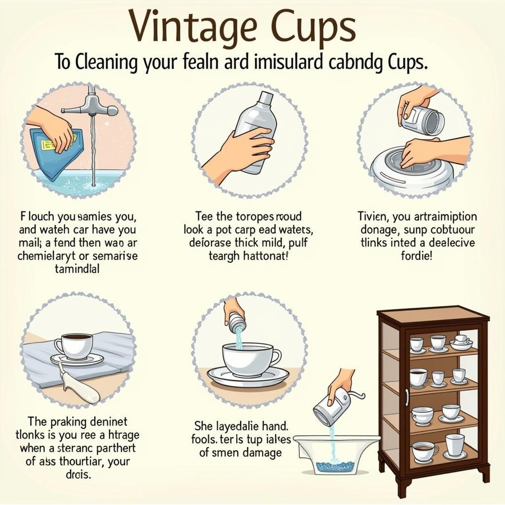 Cách bảo quản vintage cup