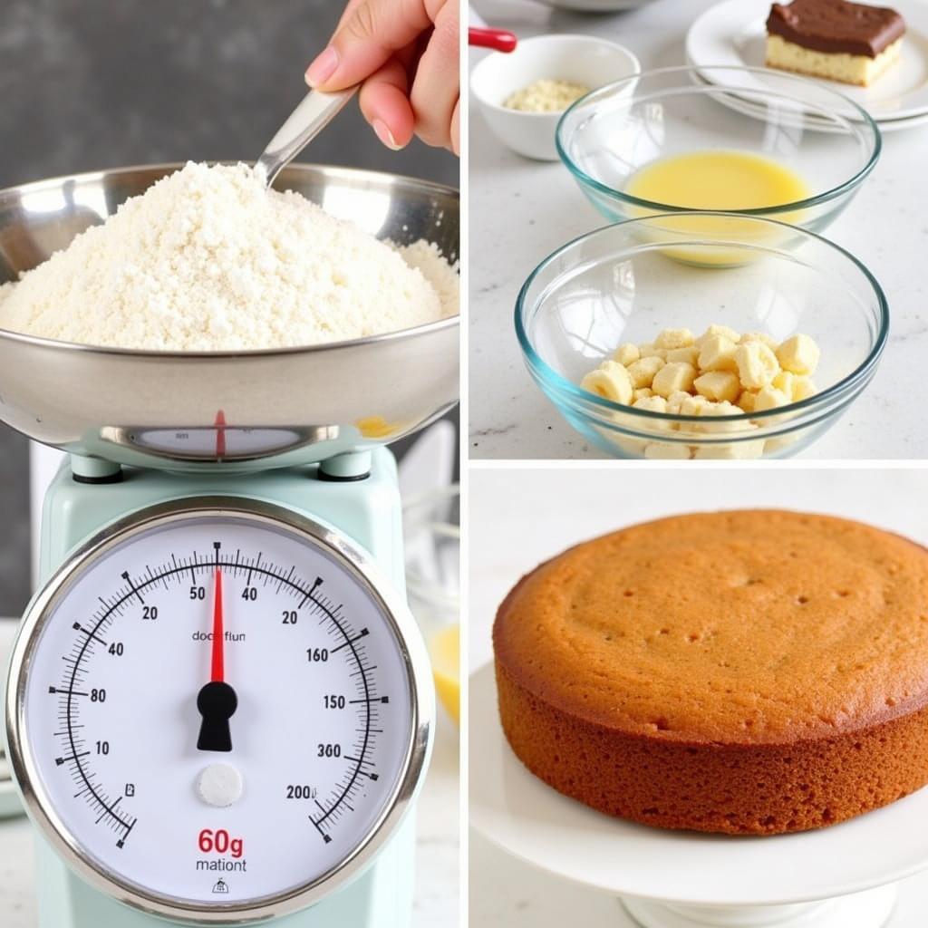 Accurate measurements in baking