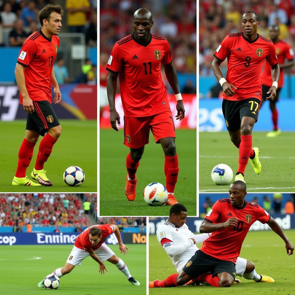 Belgian Players at the 2014 World Cup