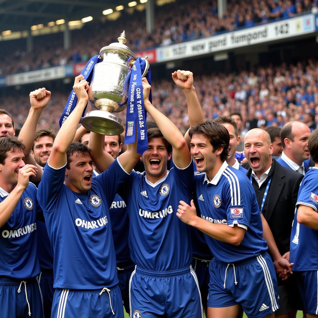 Chelsea FA Cup 1997 Ăn Mừng