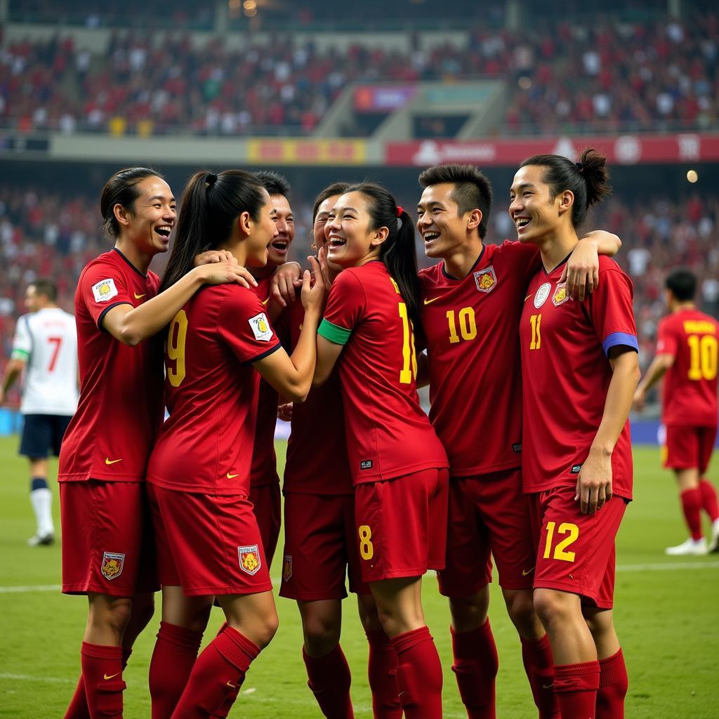 Chiến thắng lịch sử của Việt Nam trước Thái Lan tại chung kết AFF Cup 2008