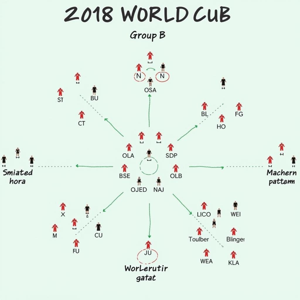 Chiến thuật các đội bảng B World Cup 2018