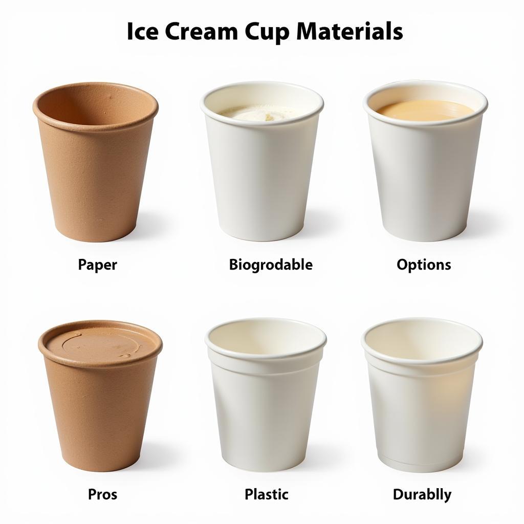 Choosing the Right Material for Your Ice Cream Cups