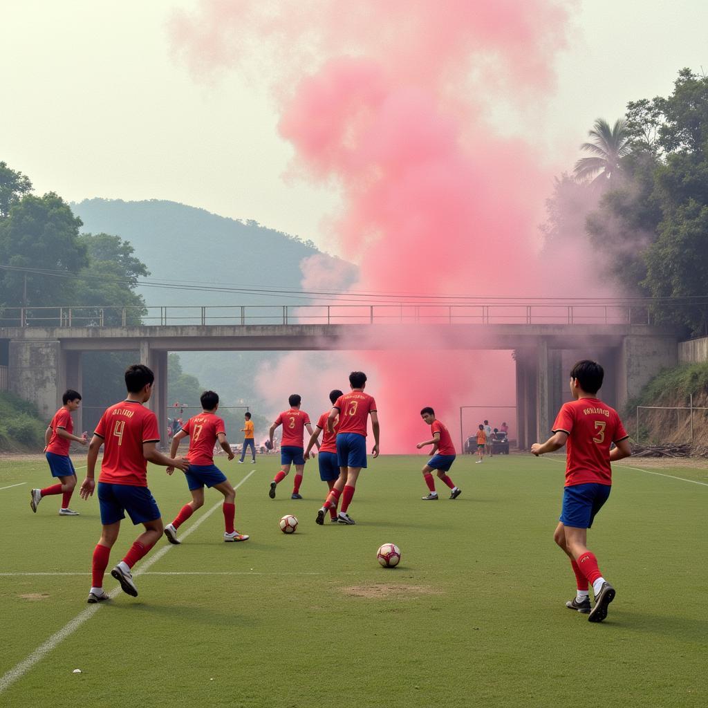 CLB Cầu Cả Pháo Màu Hồng Khởi Nguồn