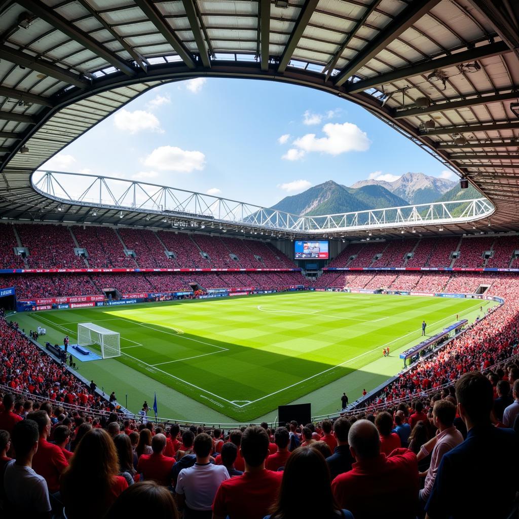 Sân nhà Red Bull Arena của CLB Salzburg