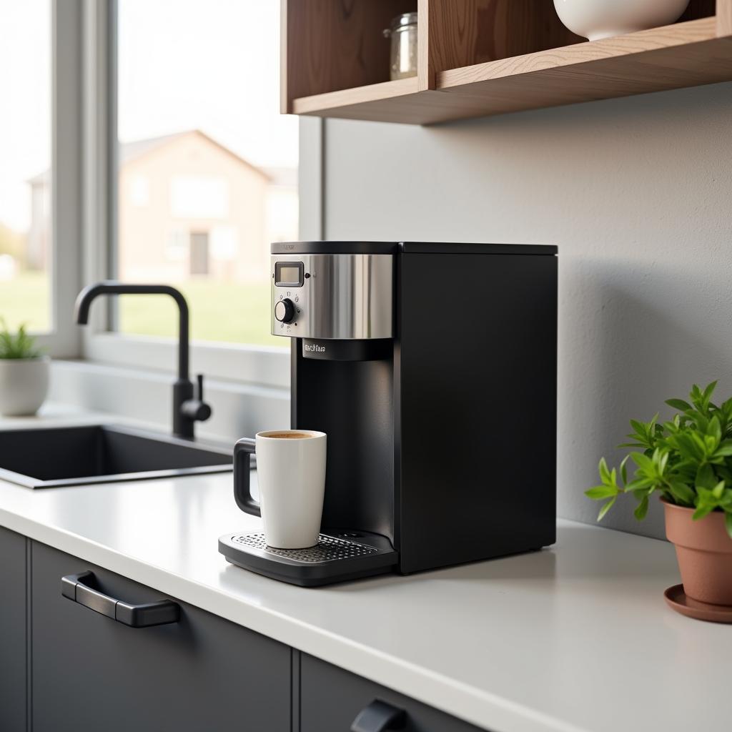 Combination Coffee Maker K-Cup in a Modern Kitchen