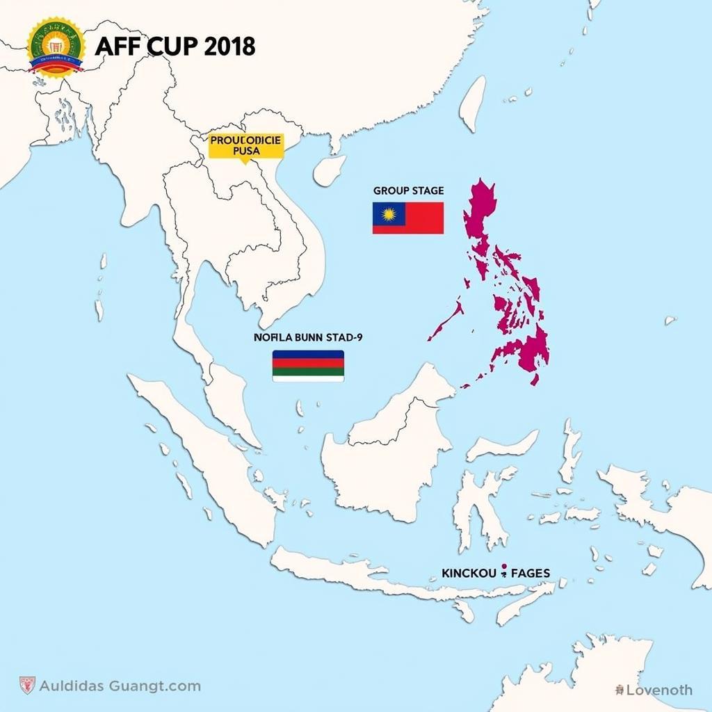 Địa điểm tổ chức AFF Cup 2018