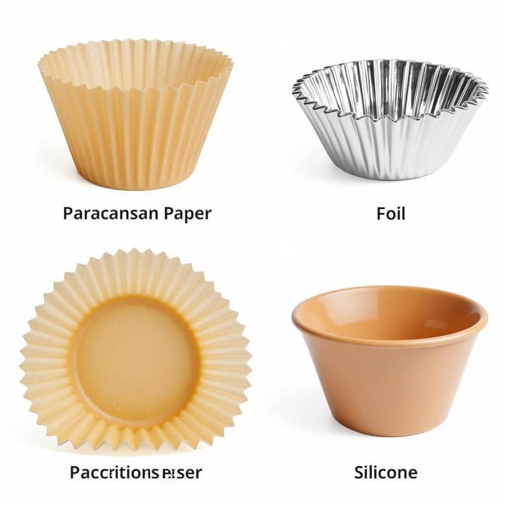 Different Baking Cup Materials