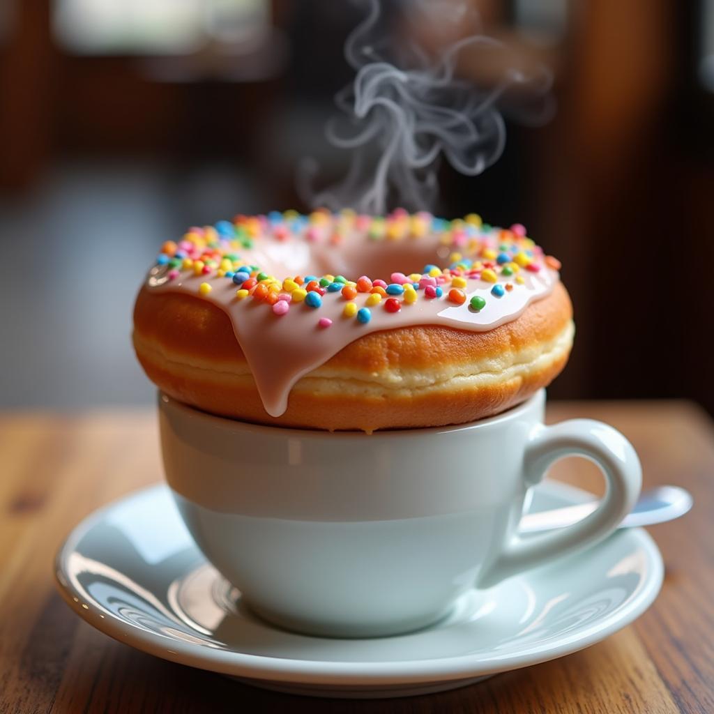 Donut Cup Hương Vị Mới