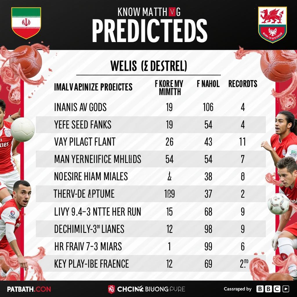 Dự đoán kết quả Iran vs Wales