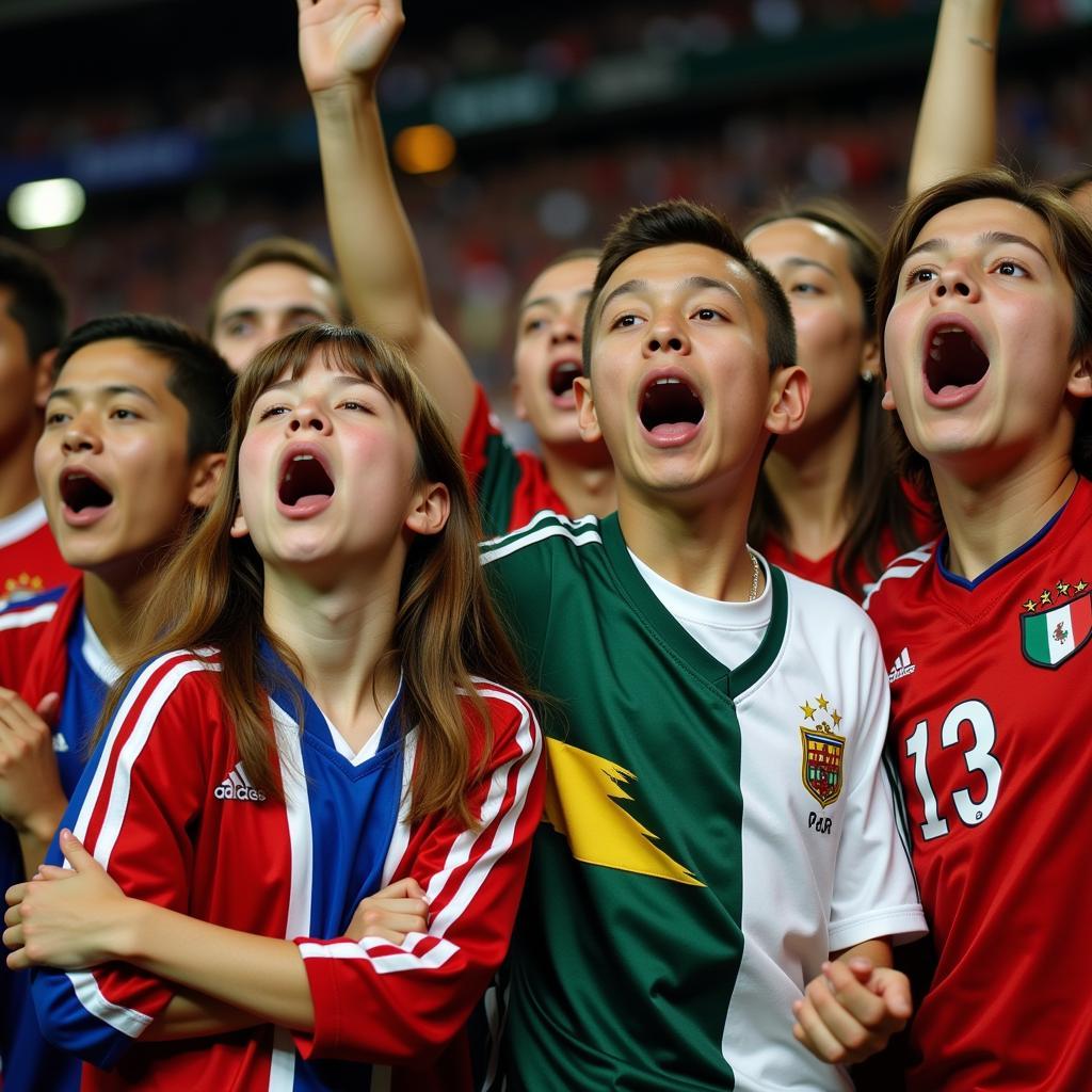 Fans Singing Celebrate the Day World Cup 2006