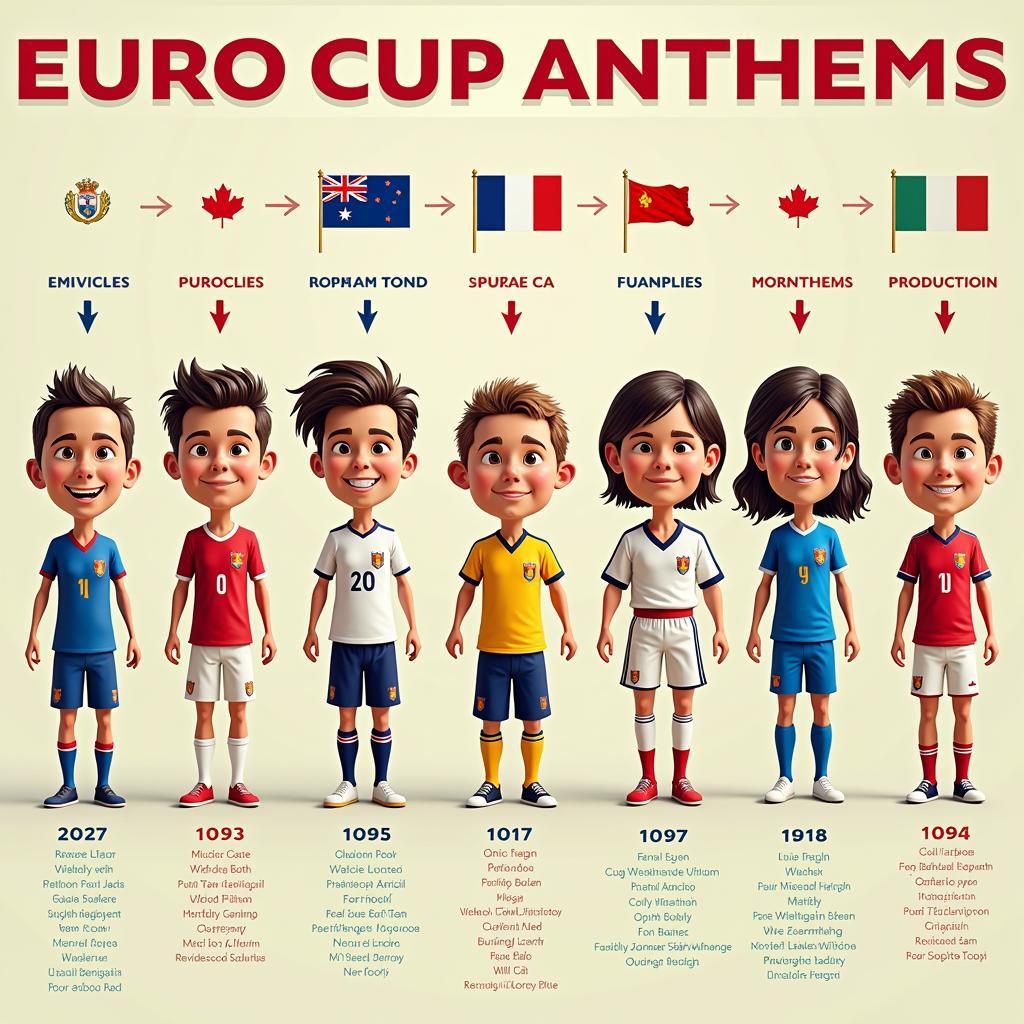 Giai điệu Euro Cup qua các thời kỳ