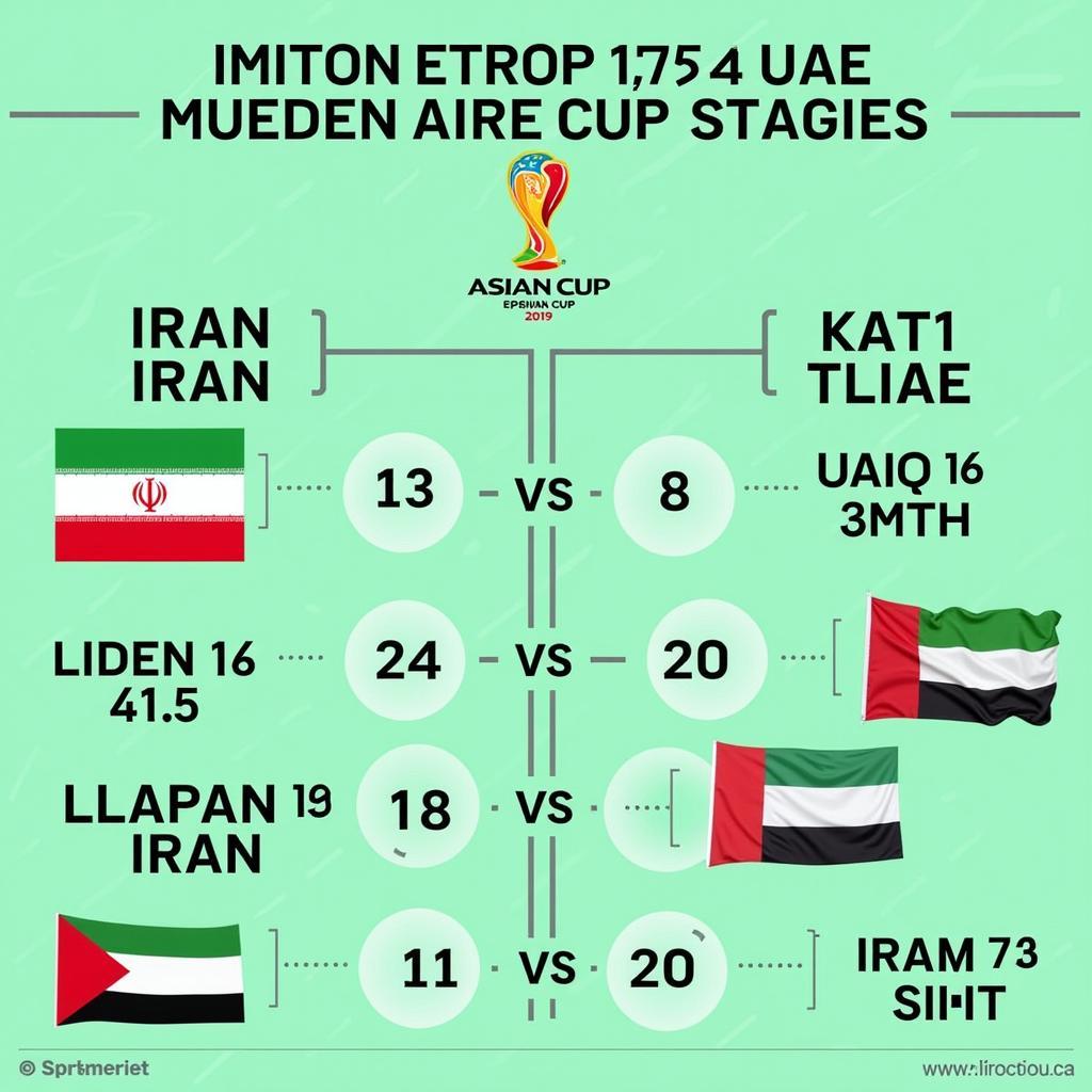 Hành trình của Iran và UAE tại Asian Cup 2019