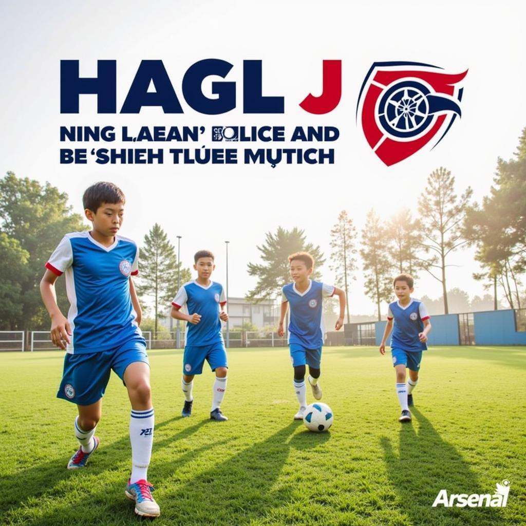 Học viện HAGL Arsenal JMG đào tạo cầu thủ trẻ