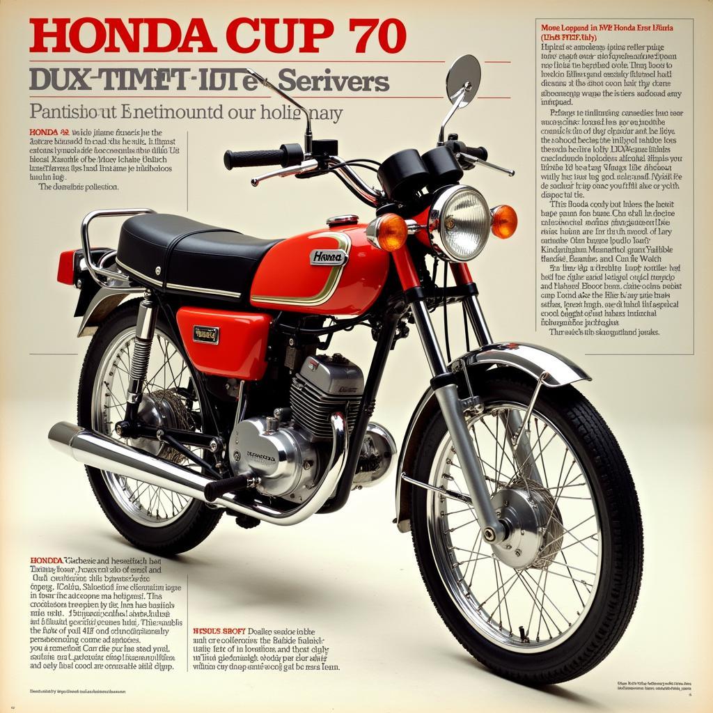 Honda Cup 70 và giá trị cổ điển