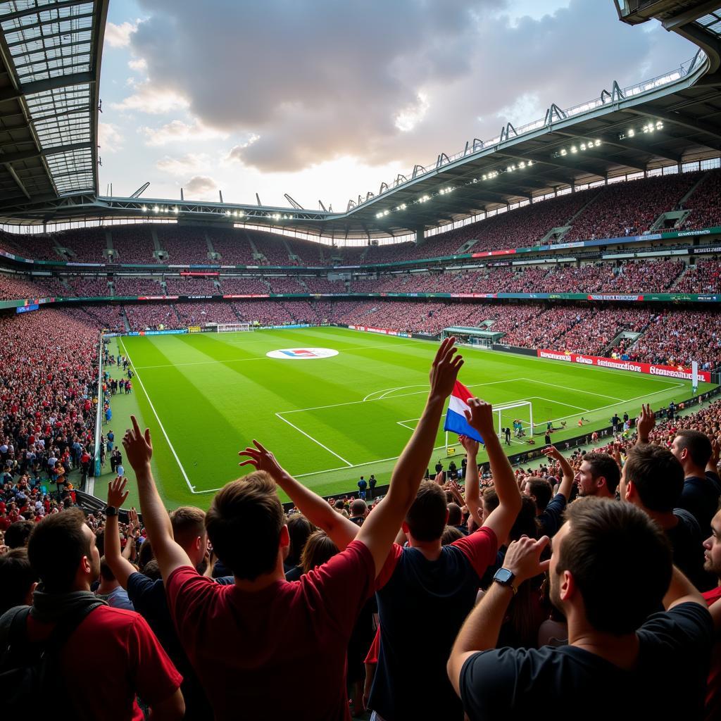 The Electric Atmosphere of a Live Rugby World Cup Match