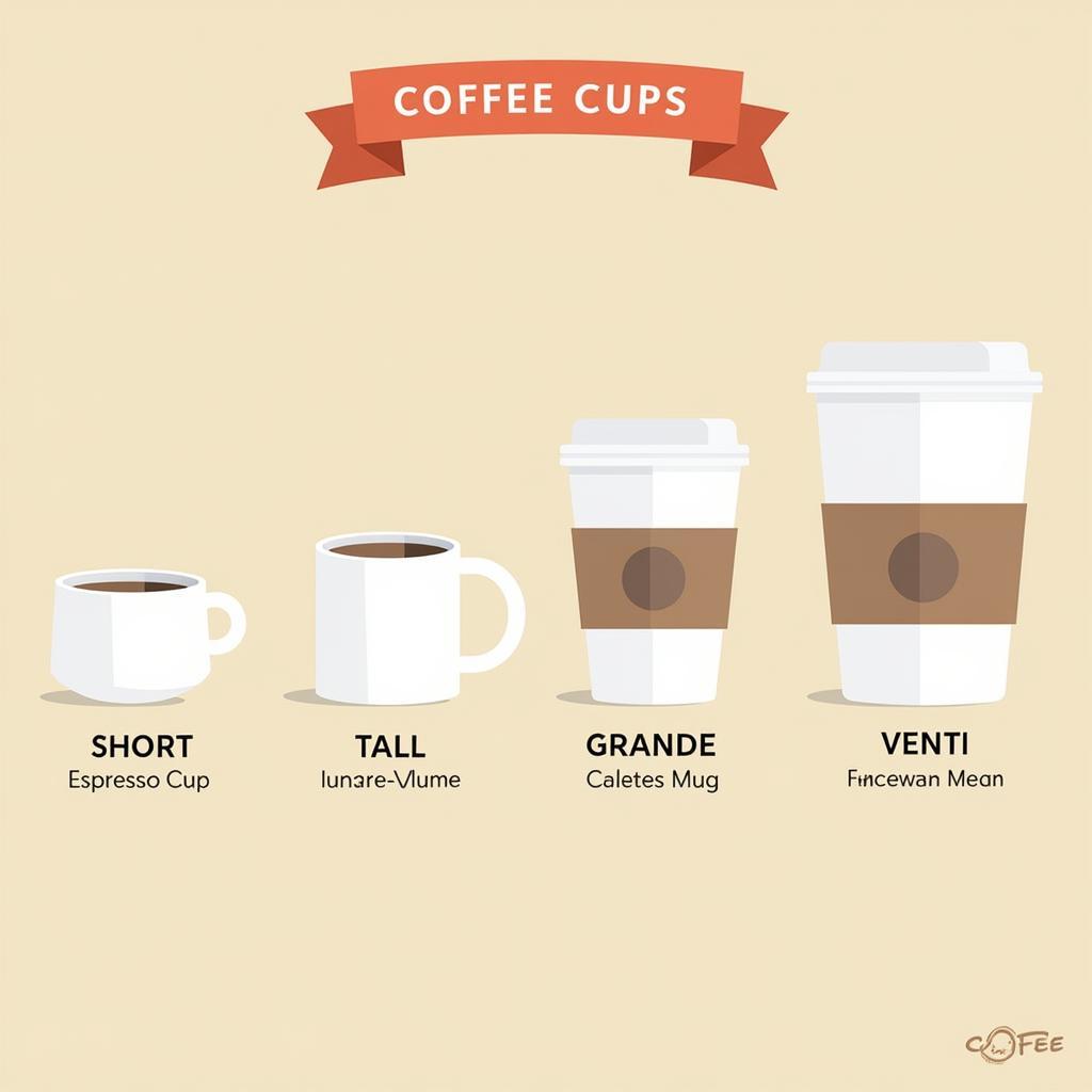 Popular Coffee Cup Sizes