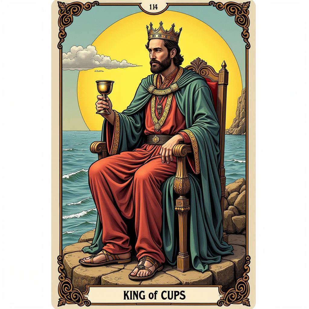 King of Cups: Biểu Tượng Thông Thái và Trắc Ẩn