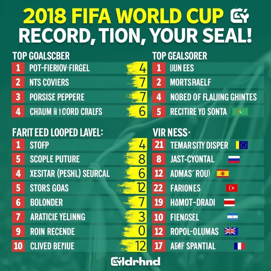 Kỷ lục tại World Cup 2018