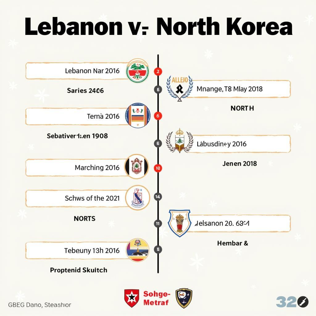 Lịch sử đối đầu giữa Lebanon và North Korea tại Asian Cup