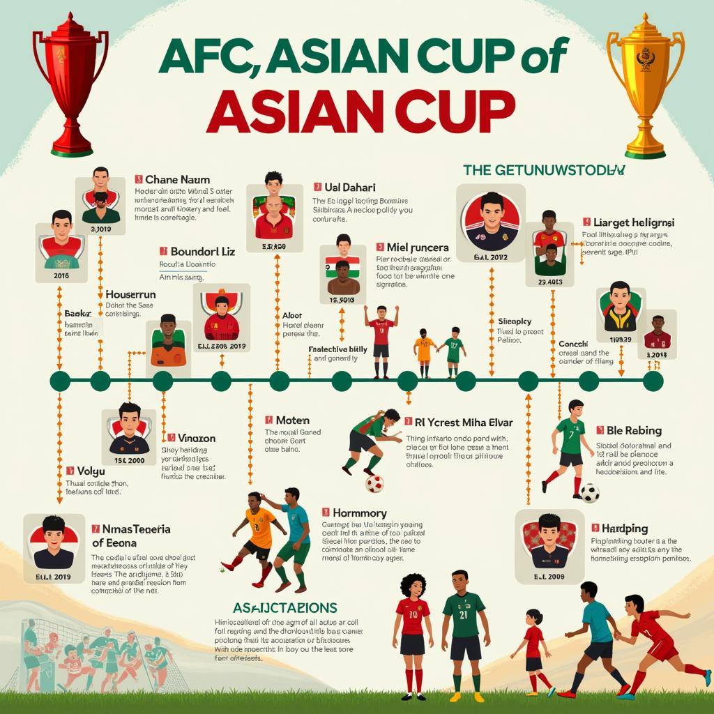 Lịch sử phát triển Asian Cup qua các năm