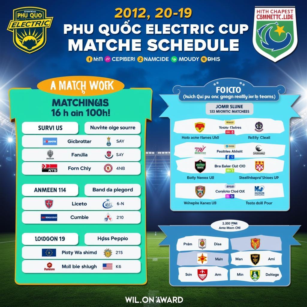 Lịch Thi Đấu Cup Điện Phú Quốc