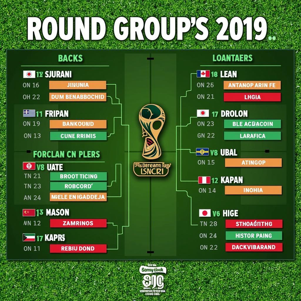 Lịch thi đấu vòng 1/8 Asian Cup 2019