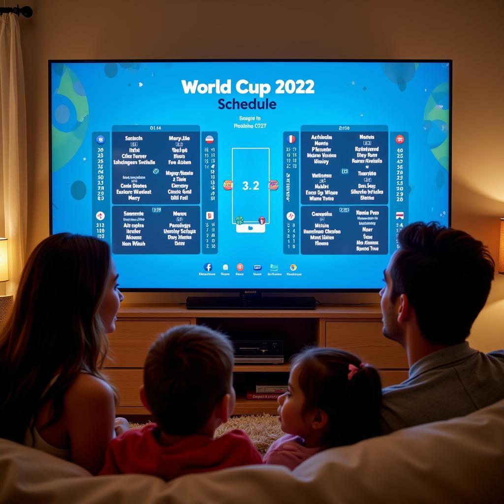 Lịch tường thuật World Cup 2022 trên TV