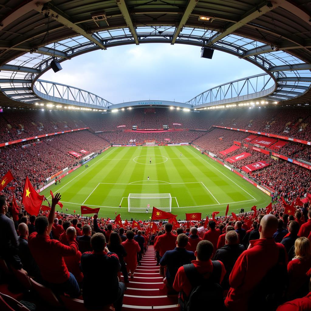 Cổ động viên Liverpool tại Anfield