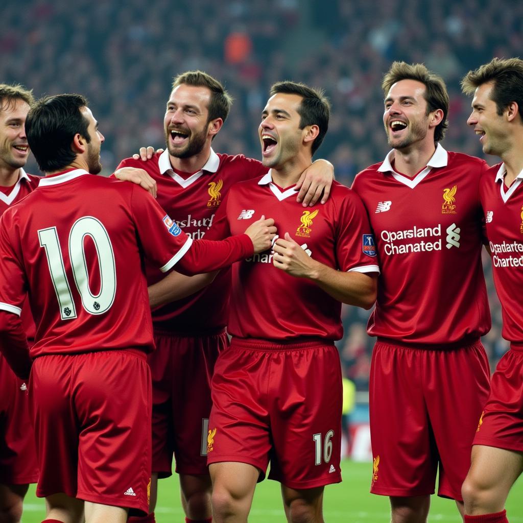 Liverpool vô địch Europa League 2001: Khoảnh khắc ăn mừng chiến thắng lịch sử