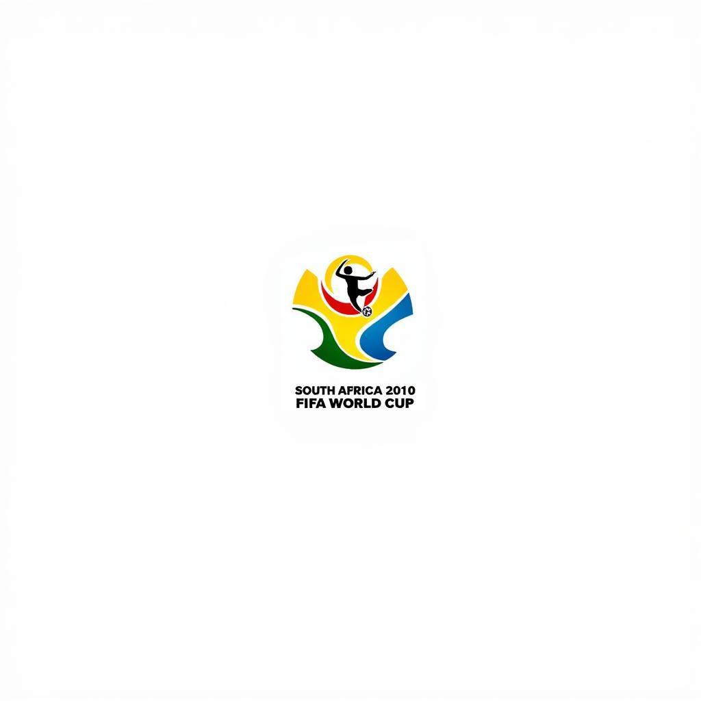 Logo FIFA World Cup 2010 Nam Phi đầy màu sắc và năng động