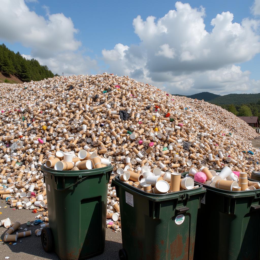 The impact of milk tea plastic cups on the environment