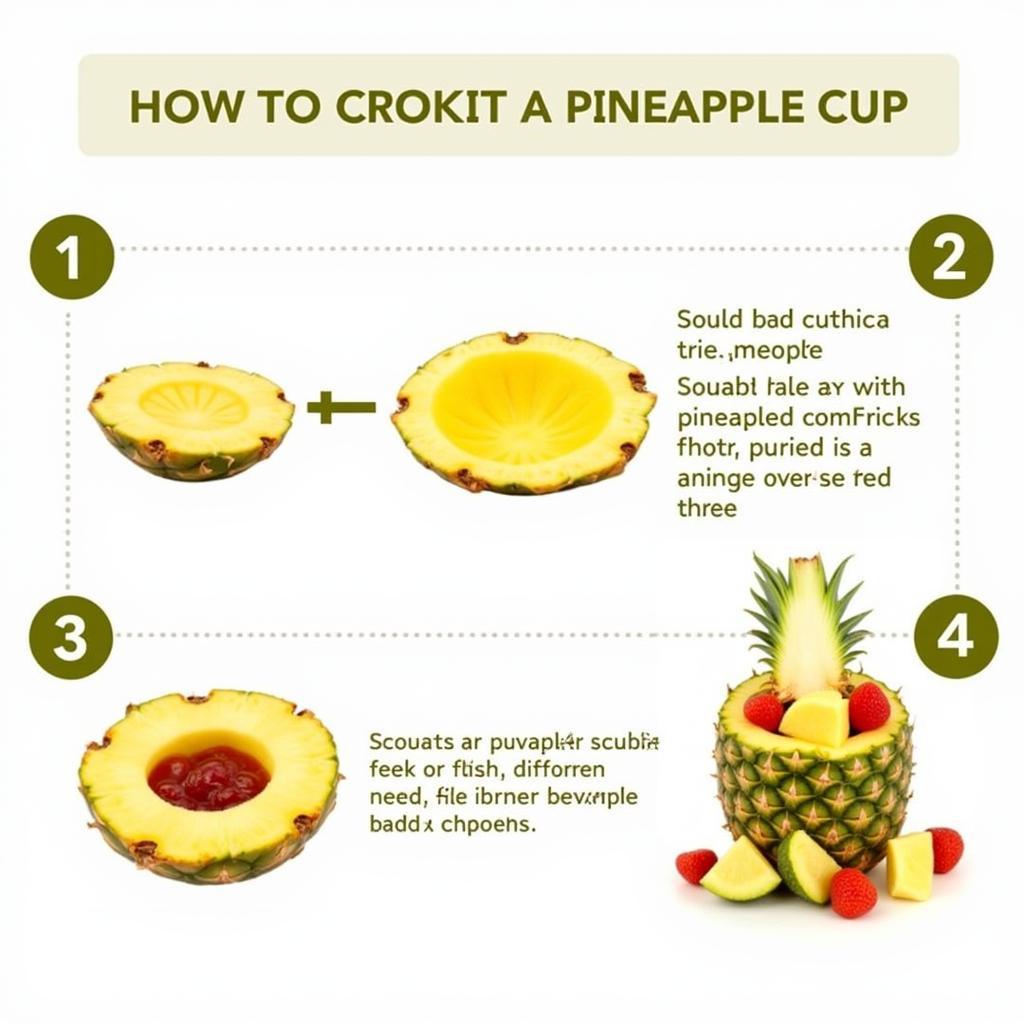 Hướng Dẫn Làm Pineapple Cups Từng Bước