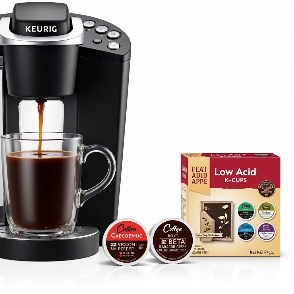 Máy pha cà phê và Low Acid K Cups cho trải nghiệm cà phê tuyệt vời