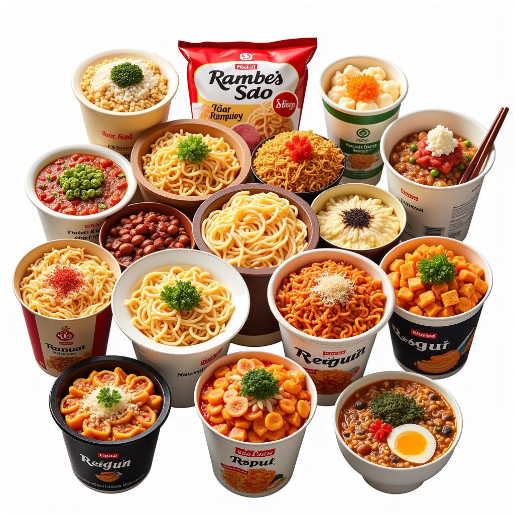 Mì ăn liền Cup Foods đa dạng hương vị và tiện lợi