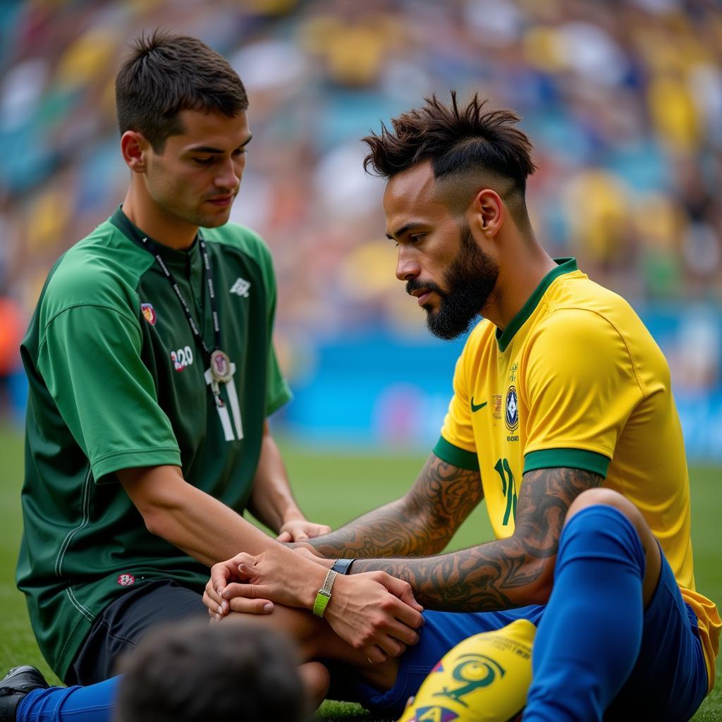 Neymar Khám Bệnh World Cup 2022